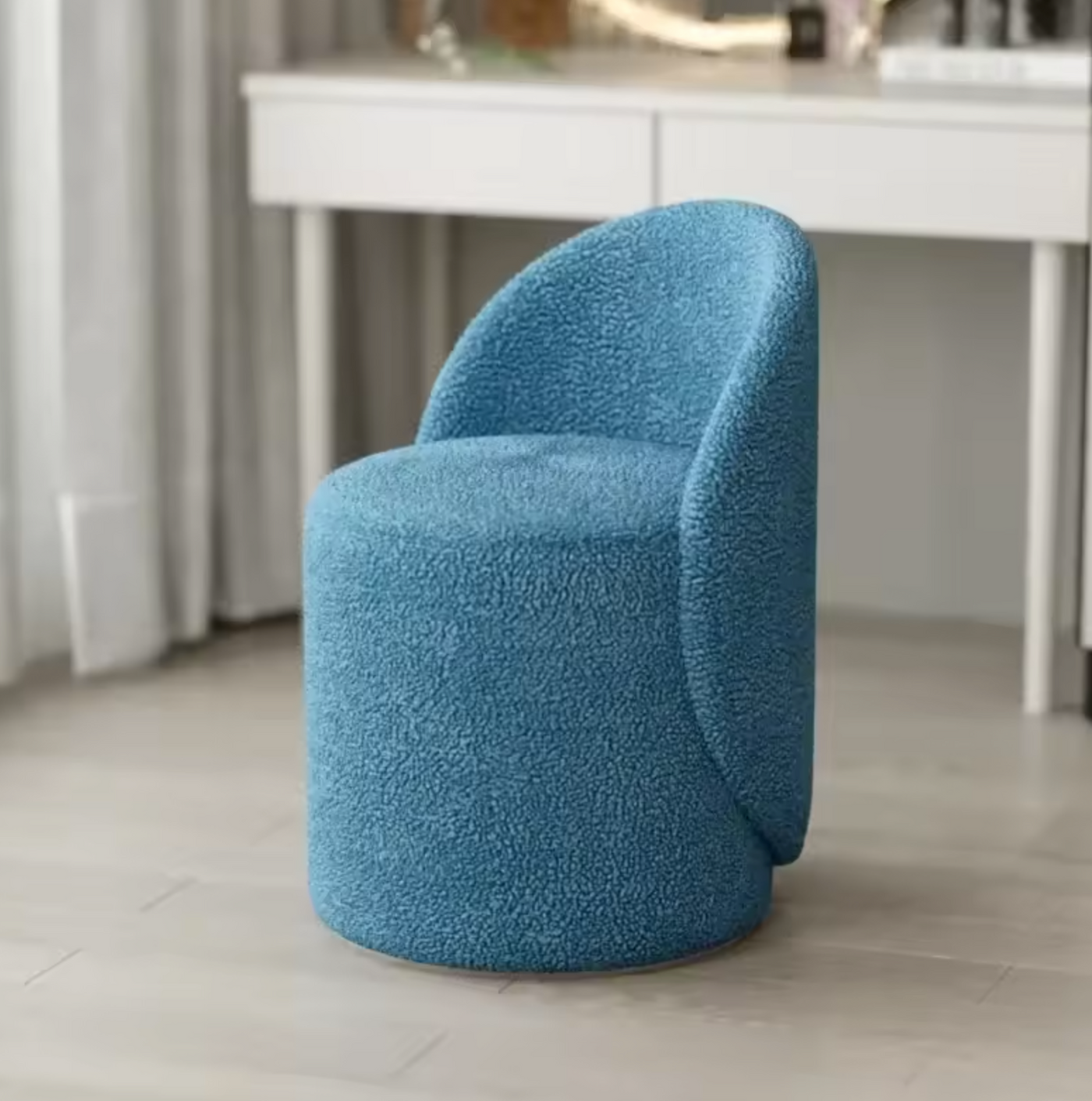 The Aria 3-in-1 Bouclé Storage Accent Chair